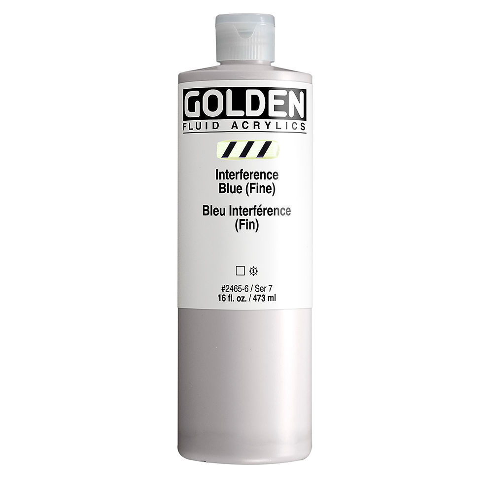 Thumbnail: Golden Fluid Acrylic - Interference Blue (Fine)