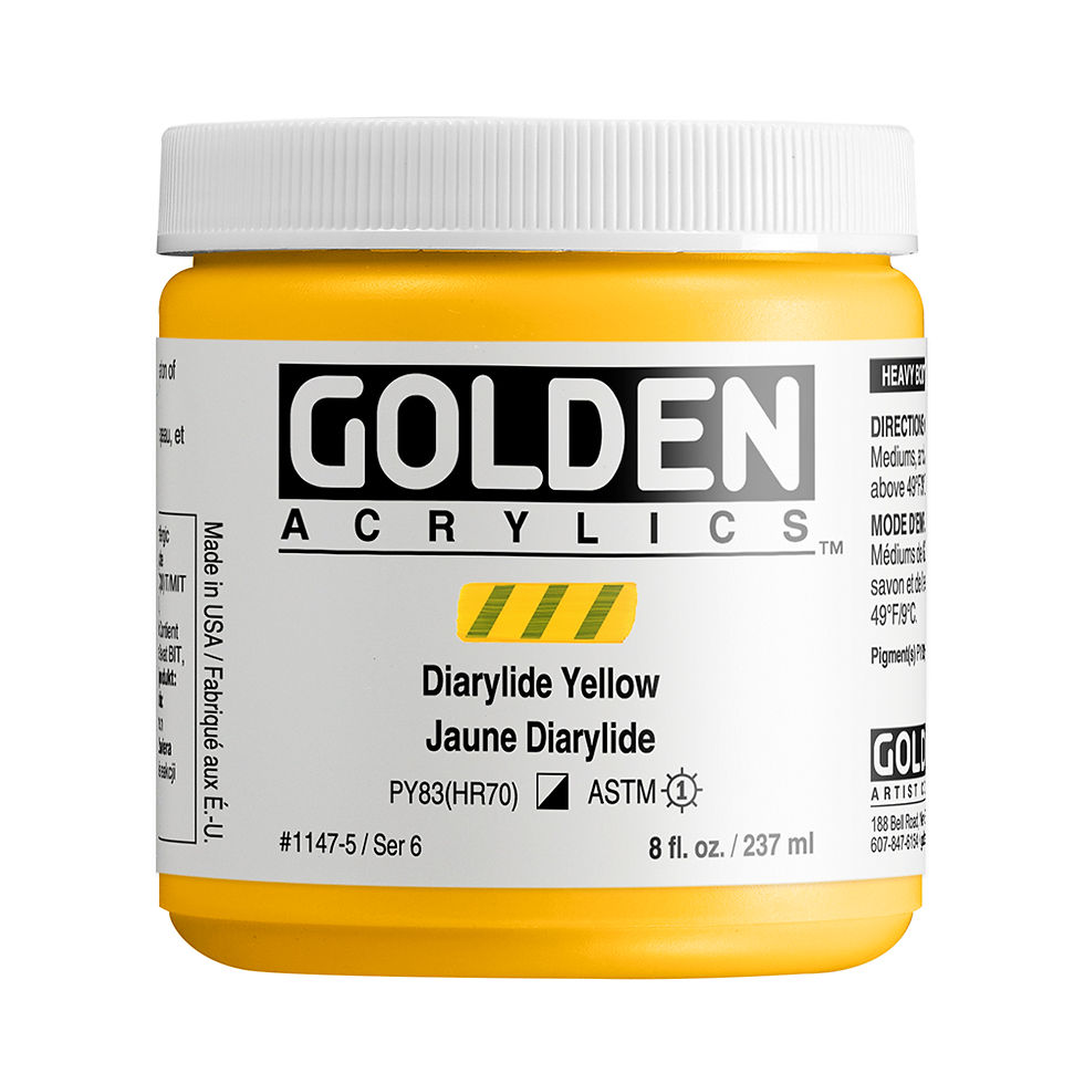 Thumbnail: Golden Heavy Body Acrylic - Diarylide Yellow