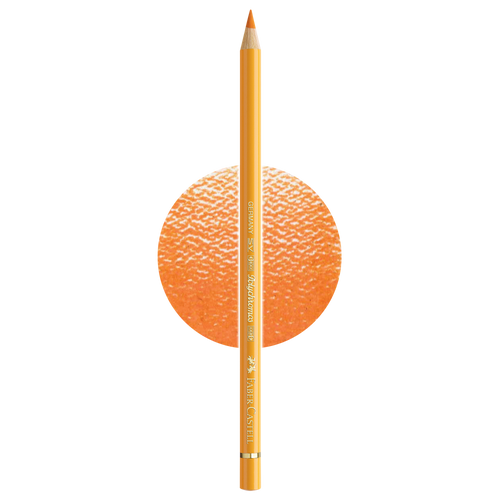 Polychromos Colour Pencil 108 Dark Cadmium Yellow Artandcraftworld