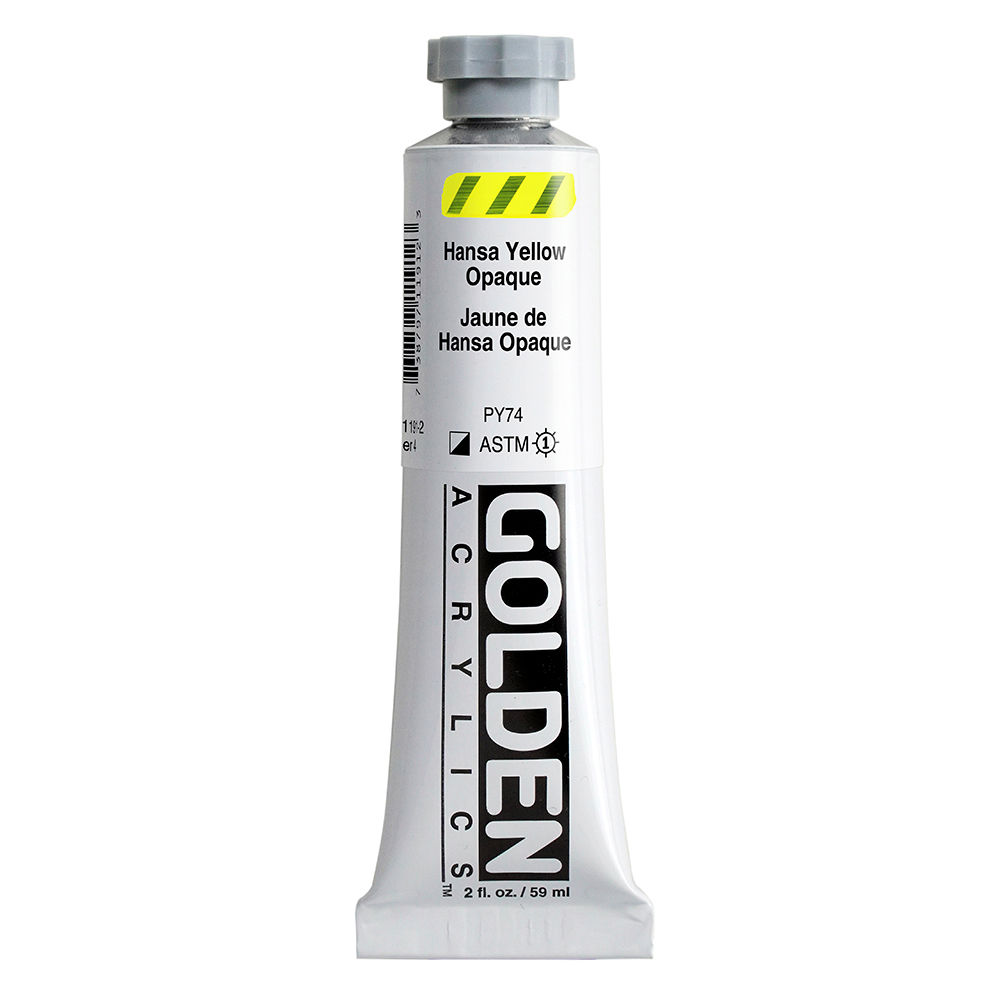 Golden Heavy Body Acrylic - Hansa Yellow Opaque