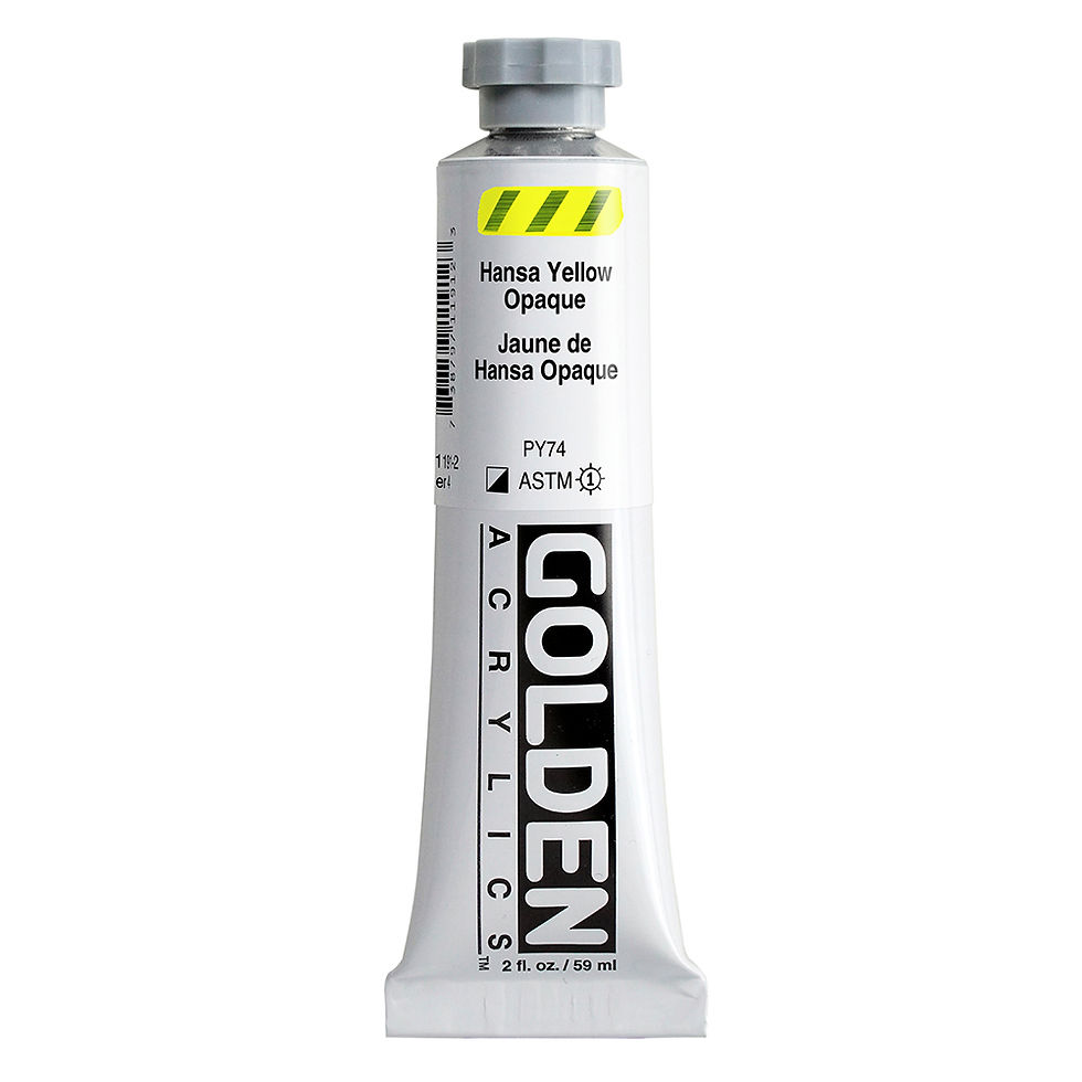 Thumbnail: Golden Heavy Body Acrylic - Hansa Yellow Opaque