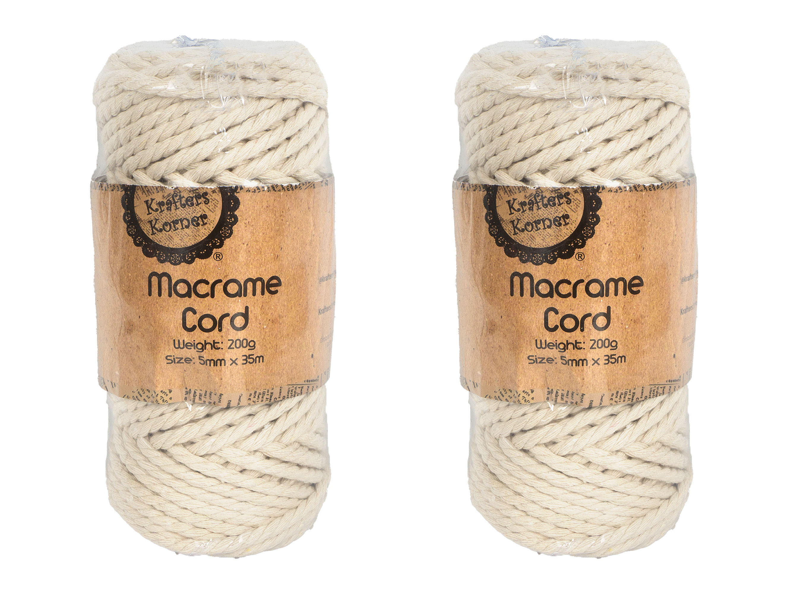 KK Twisted Macrame Cord 5mm