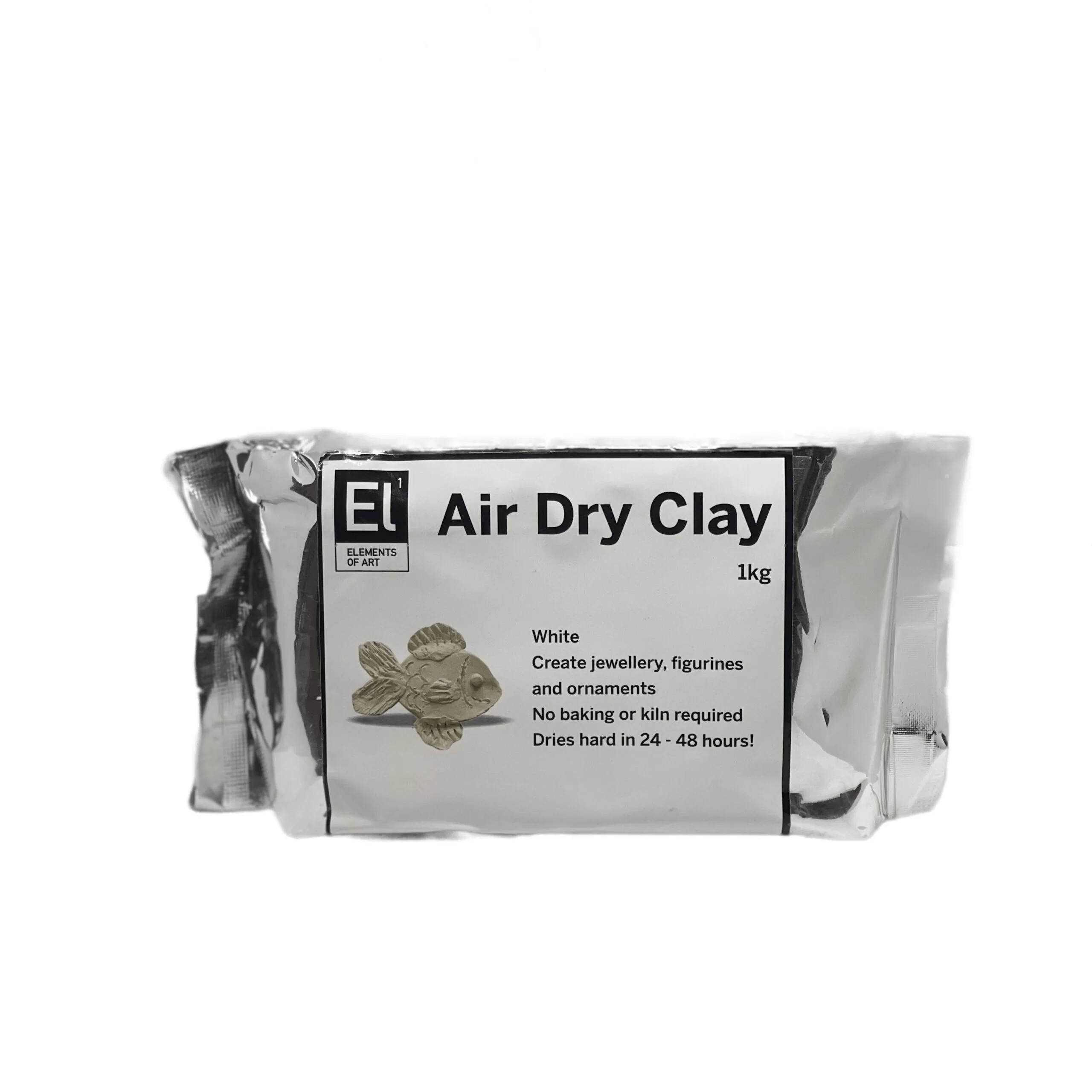 Elements of Art Air Dry Clay White Artandcraftworld