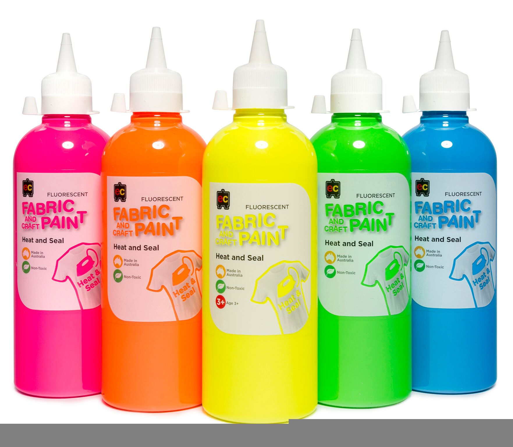 EC Fluorescent Fabric and Craft Paint 500ml