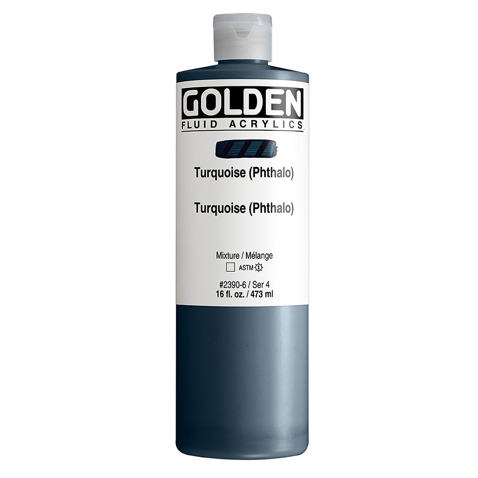 Thumbnail: Golden Fluid Acrylic - Turquoise (Phthalo)