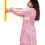 Thumbnail: Bageeya "Hanabira” Natural Dyed Pure Mul Tiered Dress | Crafted with Lac, Mari