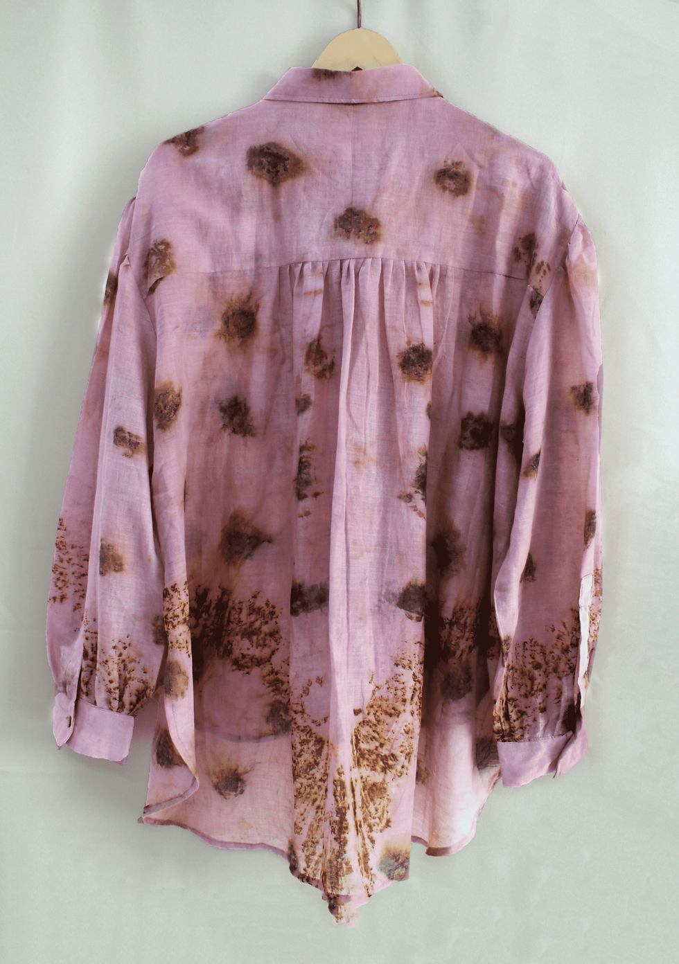 Thumbnail: Bageeya "Seimei" Handwoven Mul Shirt | Crafted with Sacred Temple Marigolds