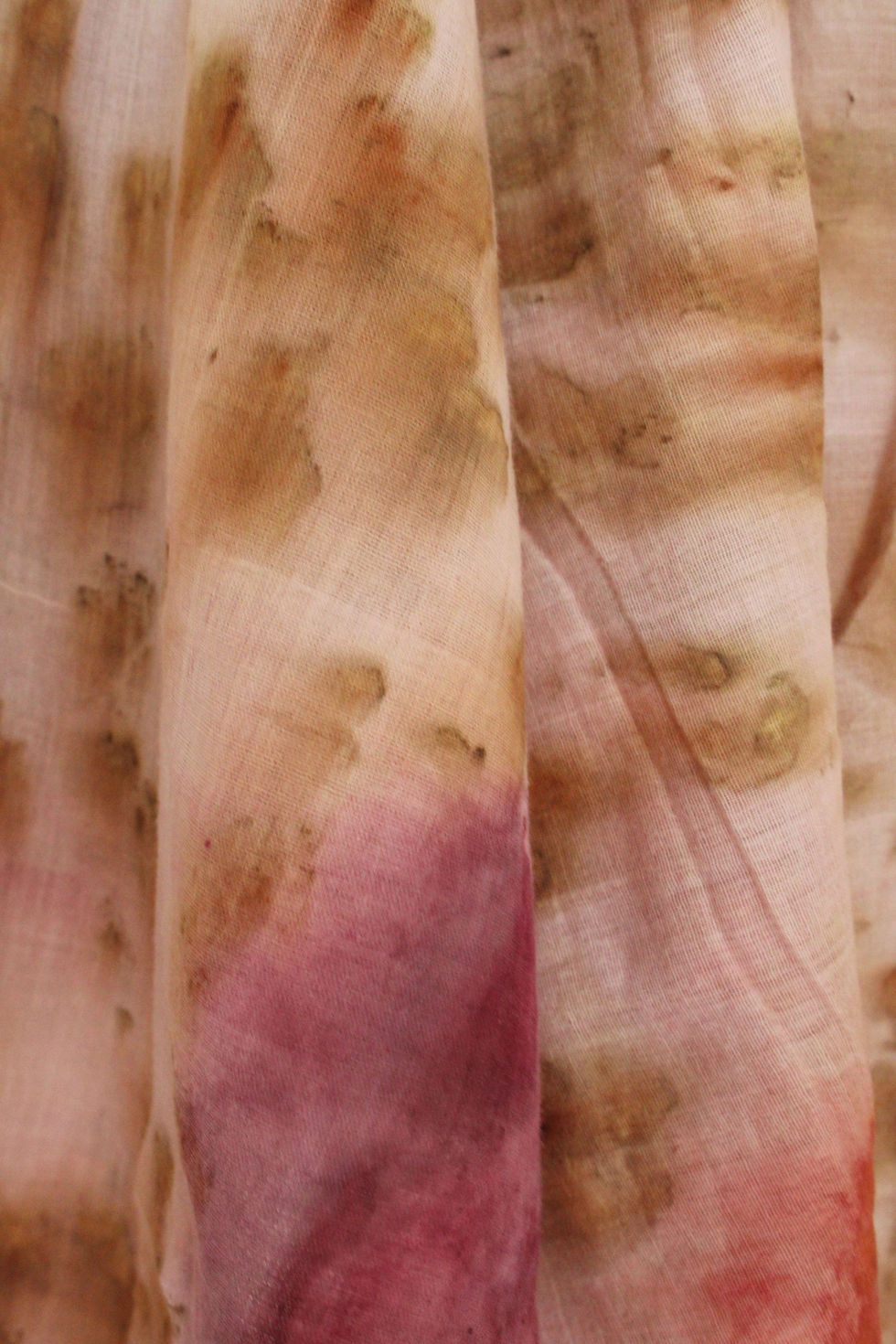 Thumbnail: Bageeya "Gulabchand" Pure Mul Cape | Crafted with Dry Rose Dyed