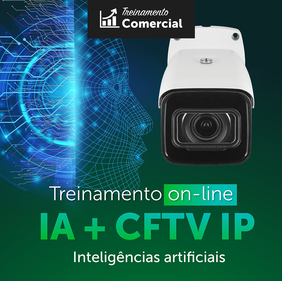 Treinamento Inteligências artificiais no CFTV IP