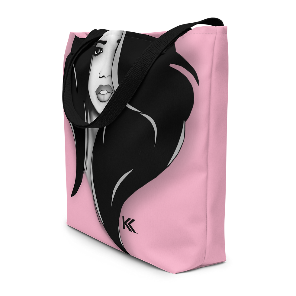 Thumbnail: Je T'aime Beach Bag - Cotton Candy