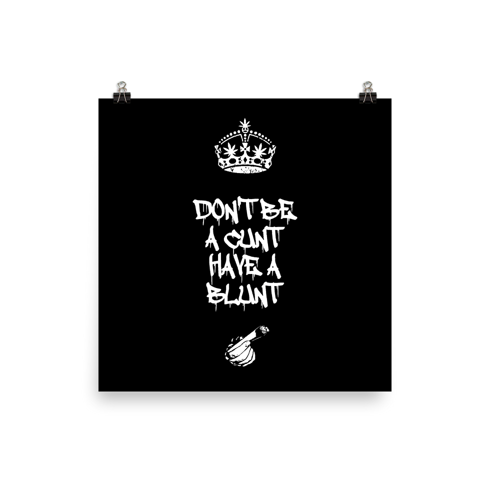 Thumbnail: Blunt Poster