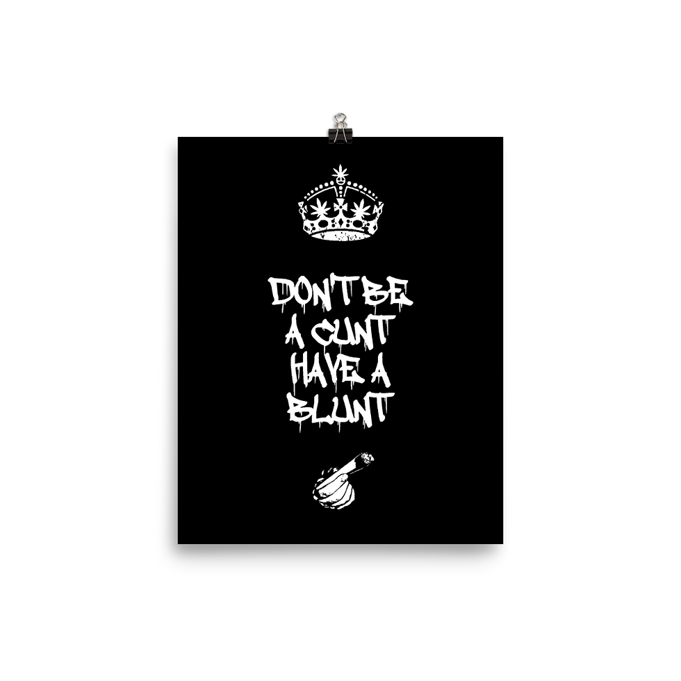 Thumbnail: Blunt Poster