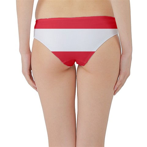 Austria Flag Hipster Cheeky Bikini Bottoms