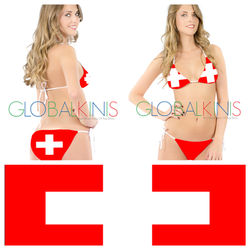 Swiss Flag Bikini