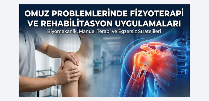 Omuz ekleminin anatomik yapısını ve rehabilitasyon sürecini gösteren bütünsel fizyoterapi rehberi.