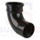 Thumbnail: BS420 110mm Industrial 92½° Downpipe Bend in black