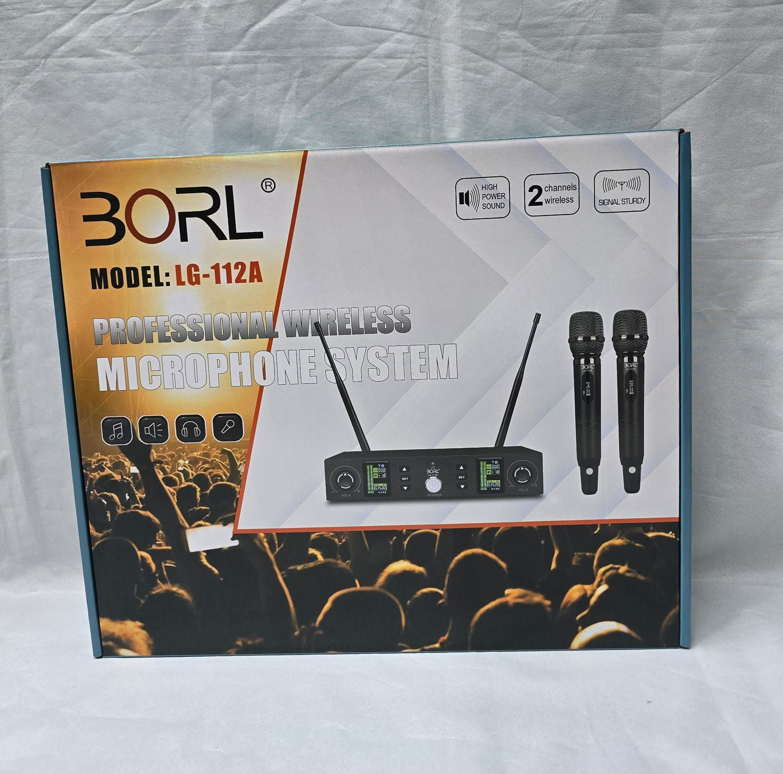 Borl LG-112A Professional Wireless Microphone set 2 in 1