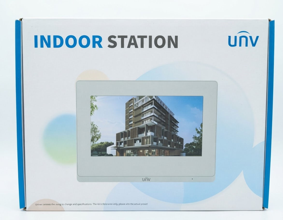 Uniview Wall Mounted 7-Inch Indoor Station(White,Wi-Fi