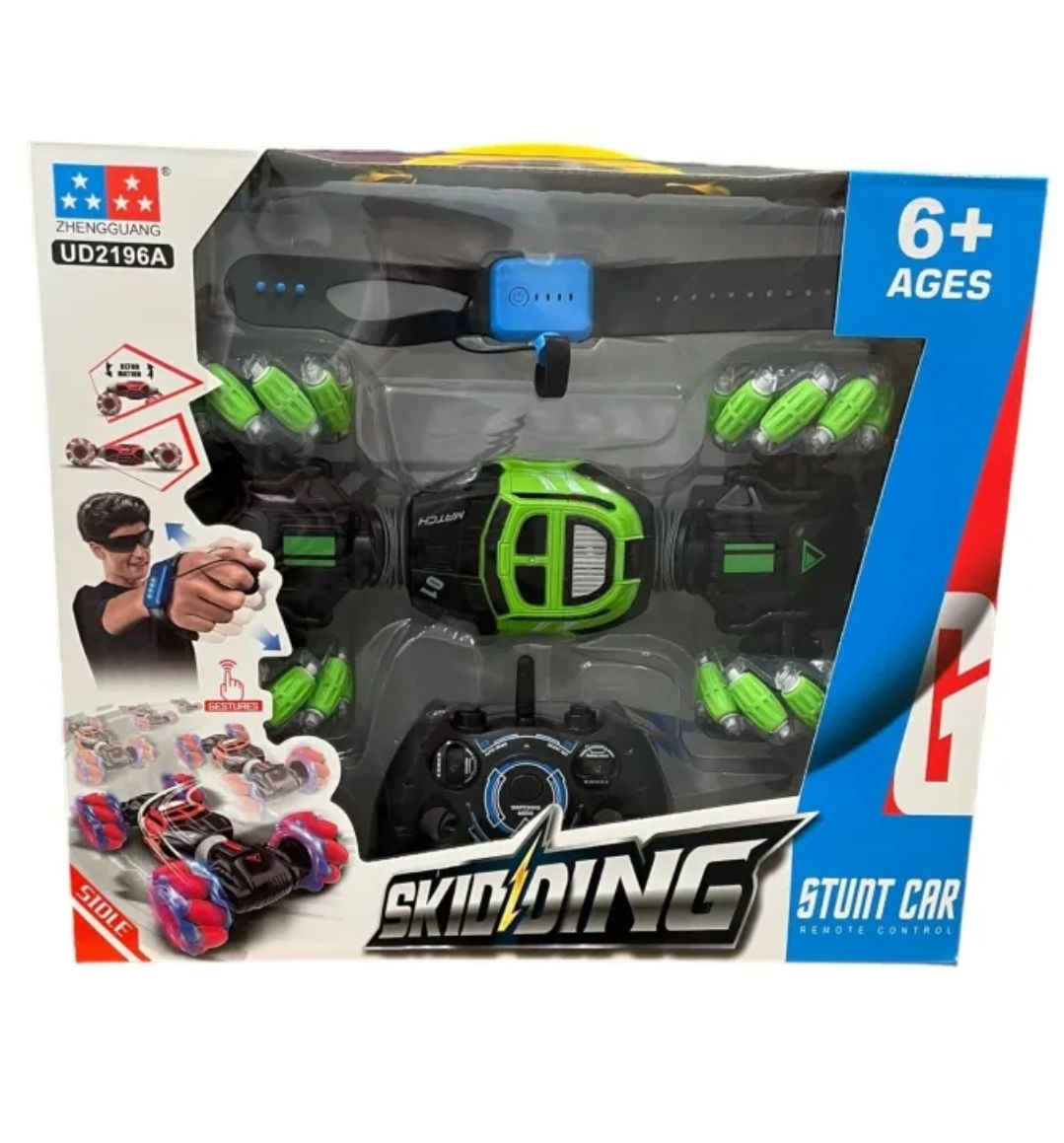 Rechargeable RC Watch Control Stunt Car Remote Control