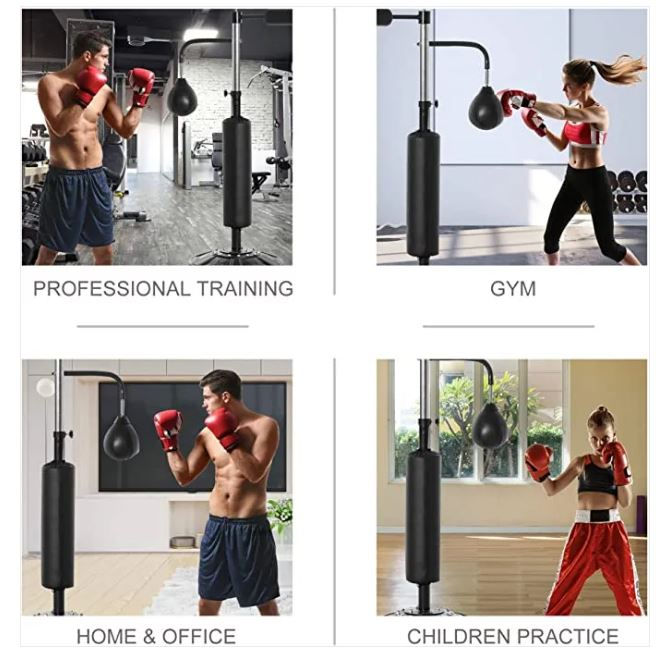 Thumbnail: Boxing Punching Bag Stand & Adjustable Height
