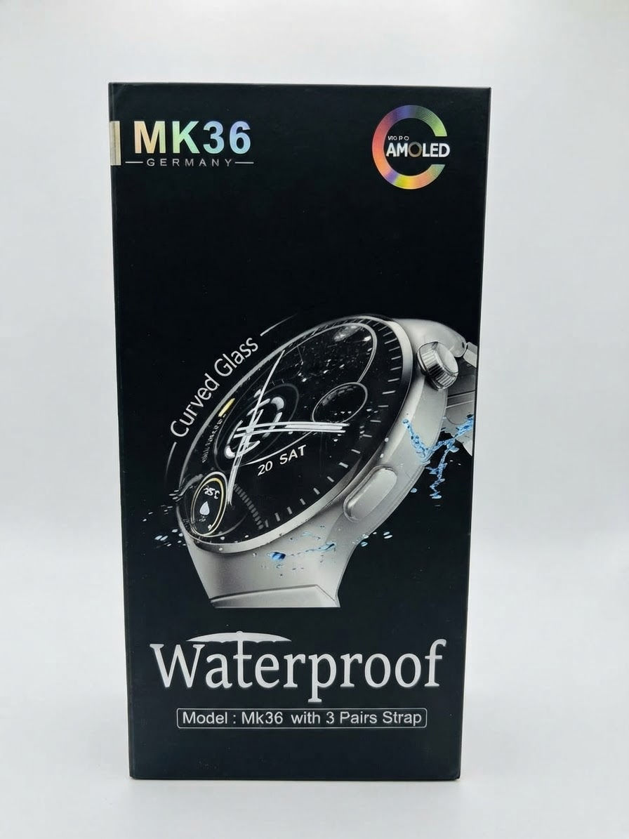 MK36 Germany Edition AMOLED Curved Glass Smartwatch