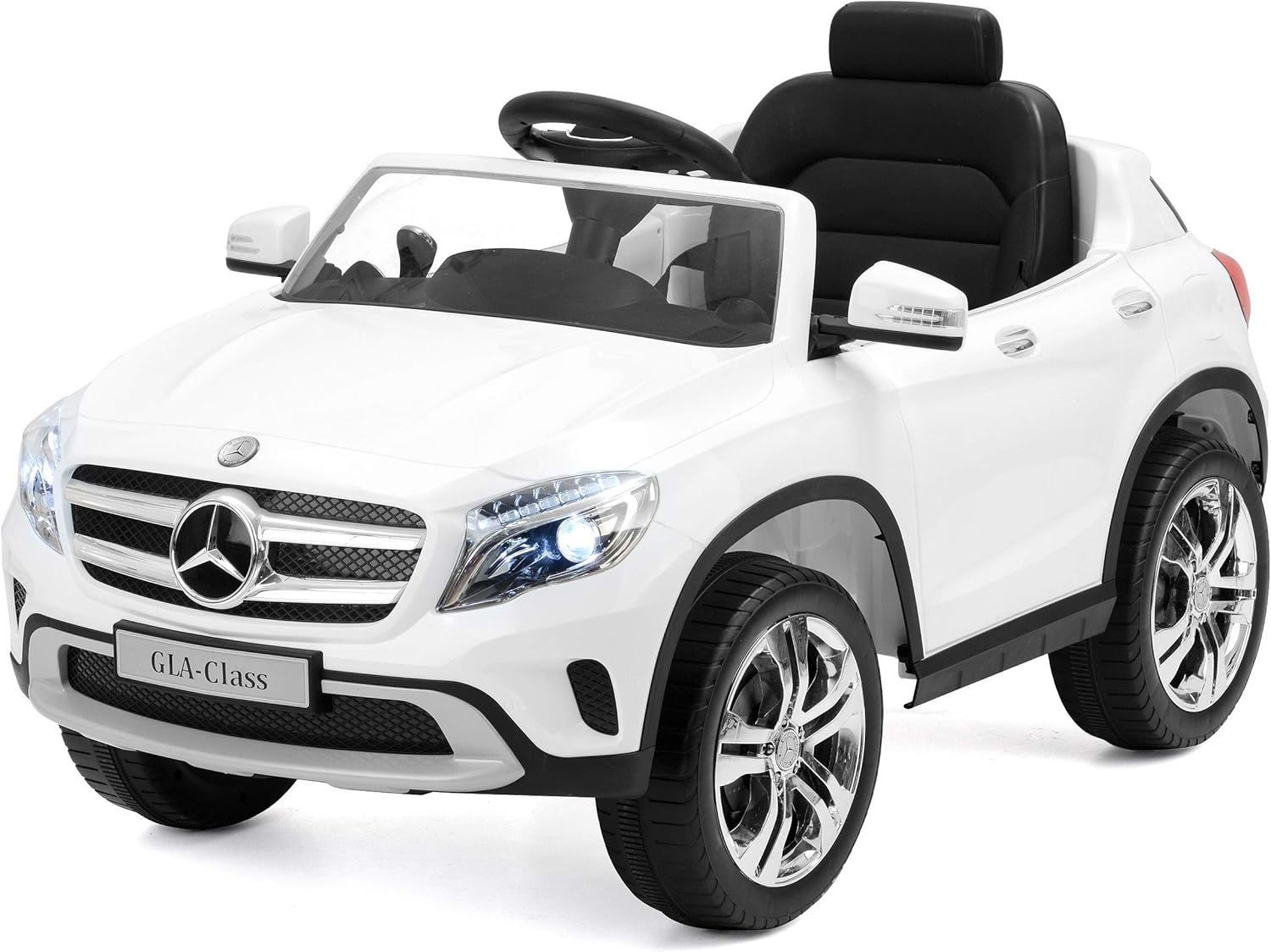 Mercedes-Benz Kids Electric Ride On Car, White