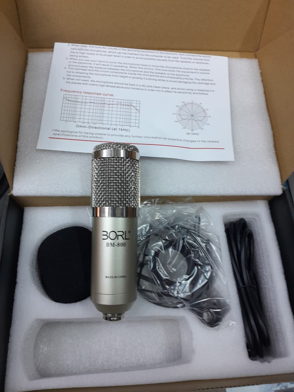 Thumbnail: Borl BM- 800 Professional Condenser Microphone