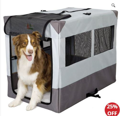 Canine Camper Sportable Tent Dog Crate, 42″ L X 26″ W X 32″ H