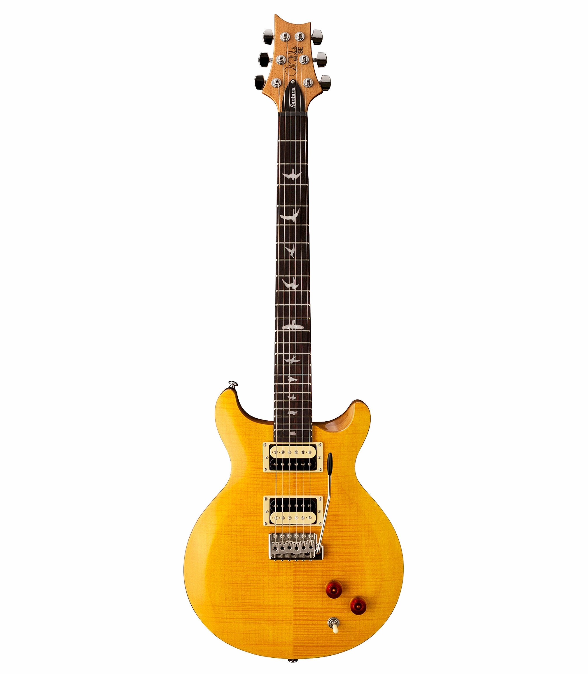 PRS SE Santana Signature Electric Guitar Santana Yellow Finish Includes PRS Gig