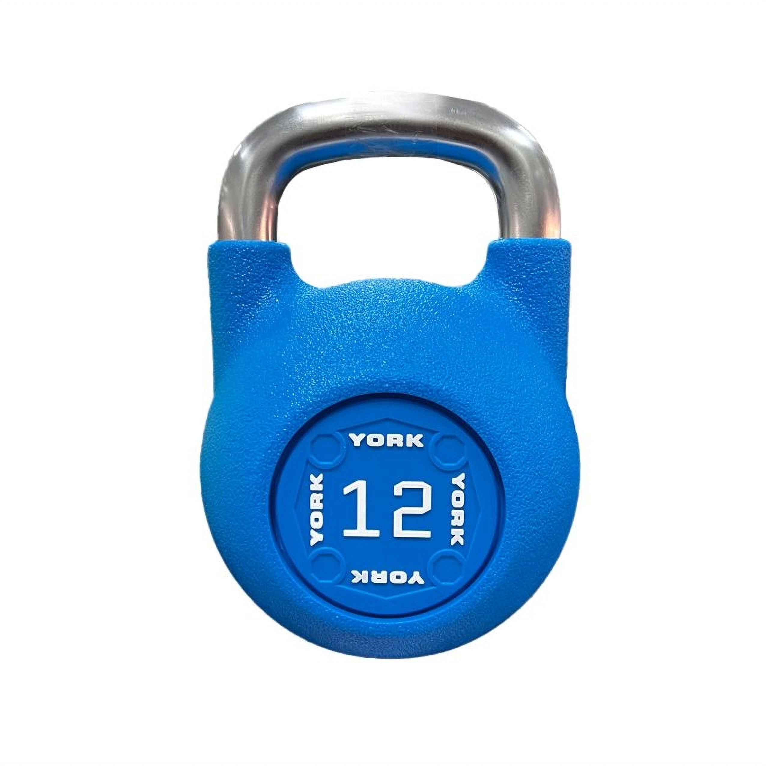 York Pu Competition Kettlebell 12Kg Blue