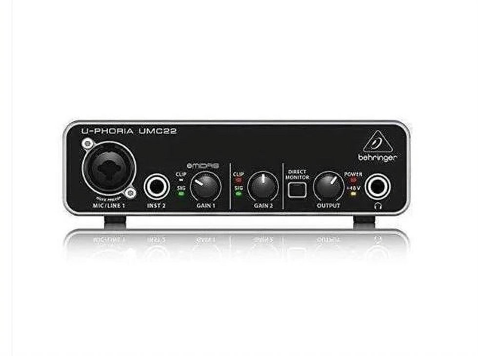 Thumbnail: Behringer U-Phoria UMC22 Computer Audio Interface