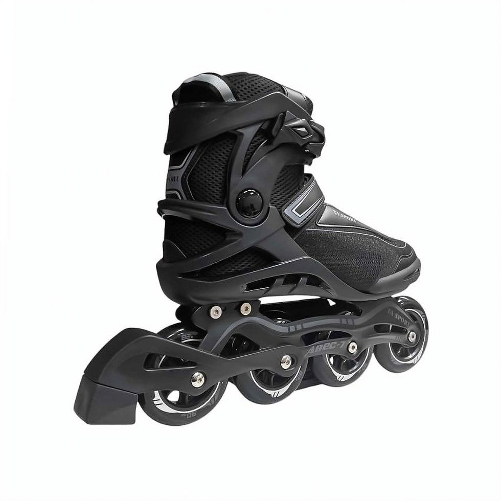 Thumbnail: Aluminium Frame Inline Skates | Durable Roller Blades for Adults (Size EU 41-46)