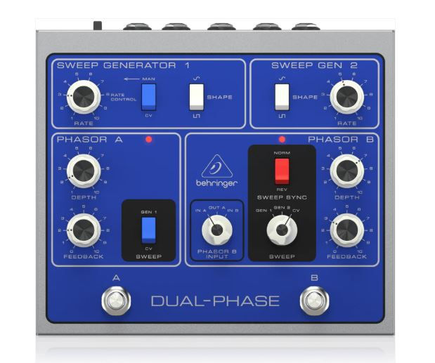 Behringer DUALPHASE Phase Shifter Guitar Pedal