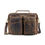 Thumbnail: Moss - Brown Leather Messenger Bag 17 Inch Full Grain Laptop Work Travel Bag