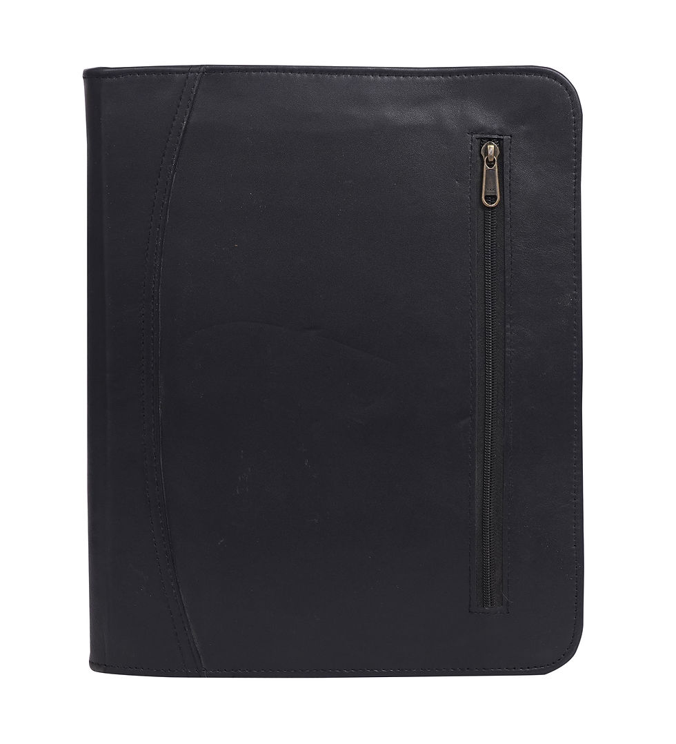 Thumbnail: Archive Black - Leather Legal Pad Portfolio 13 Inch Full Grain Professional