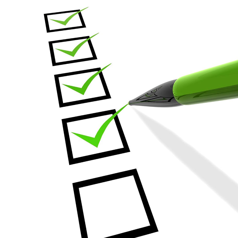 solar panel checklist