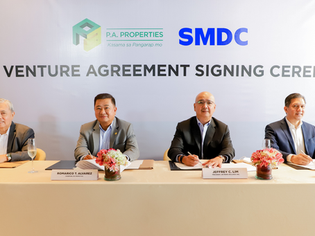 SMDC teams up with P.A. Properties for a new landmark construction.