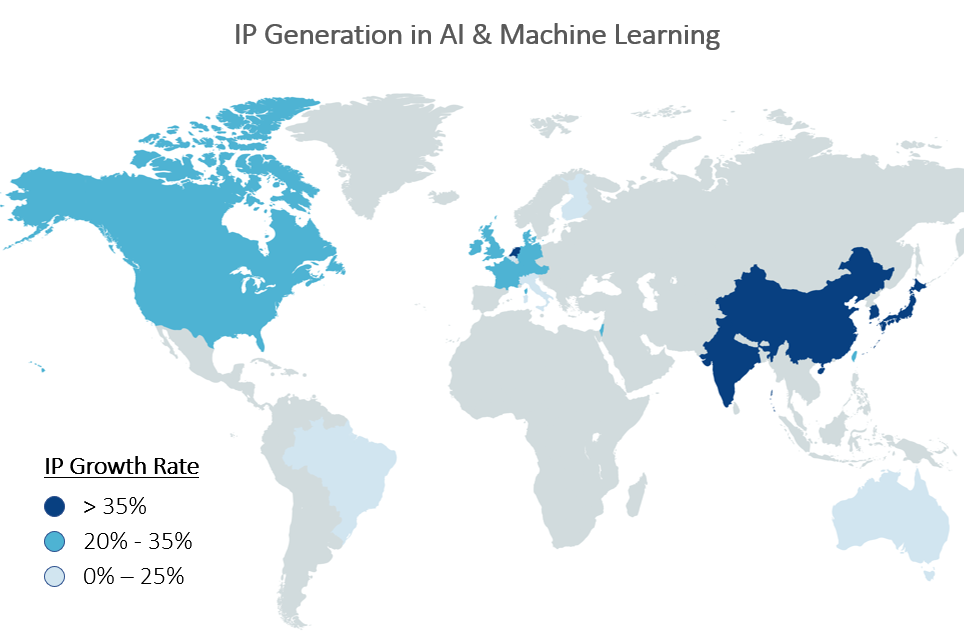 Countries with the most AI technology artificial technology