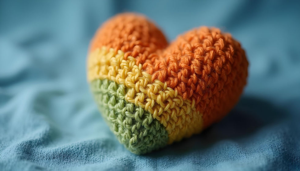 Crochet heart 