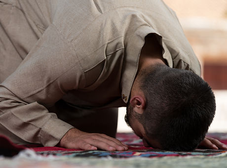Muslim Man Praying