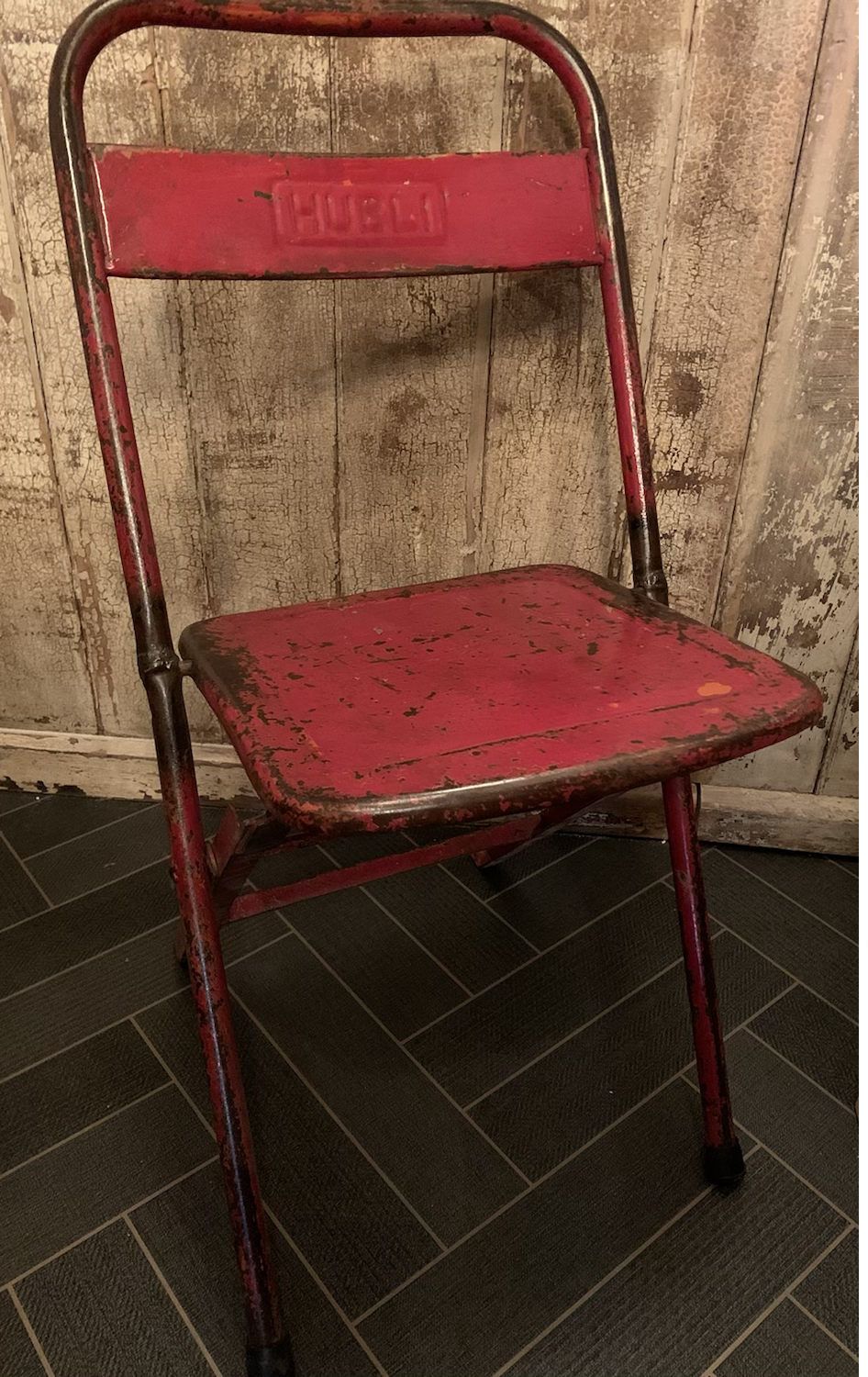 Thumbnail: Vintage Industrial Style Folding Chair