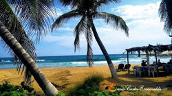 two blocks from the main beach