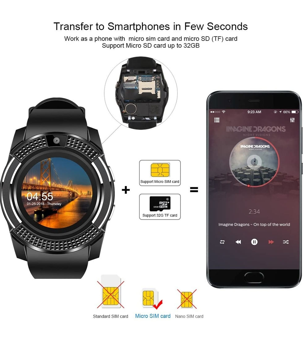 Thumbnail: V8 smart watch 