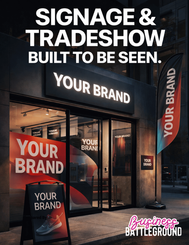 Tradeshow signage, banners, and display materials for events and marketing