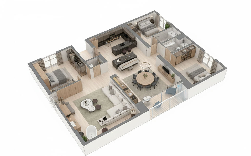 GR Project
Rendered Floor Plan