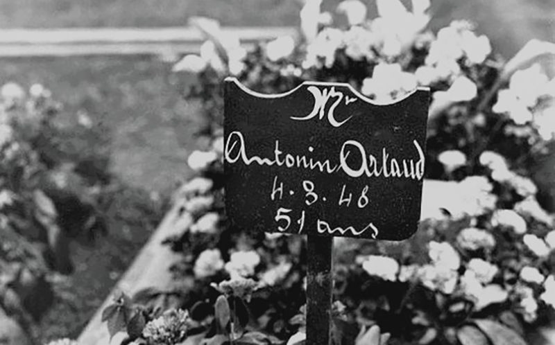 A Sinister Assassin Artaud's grave at th