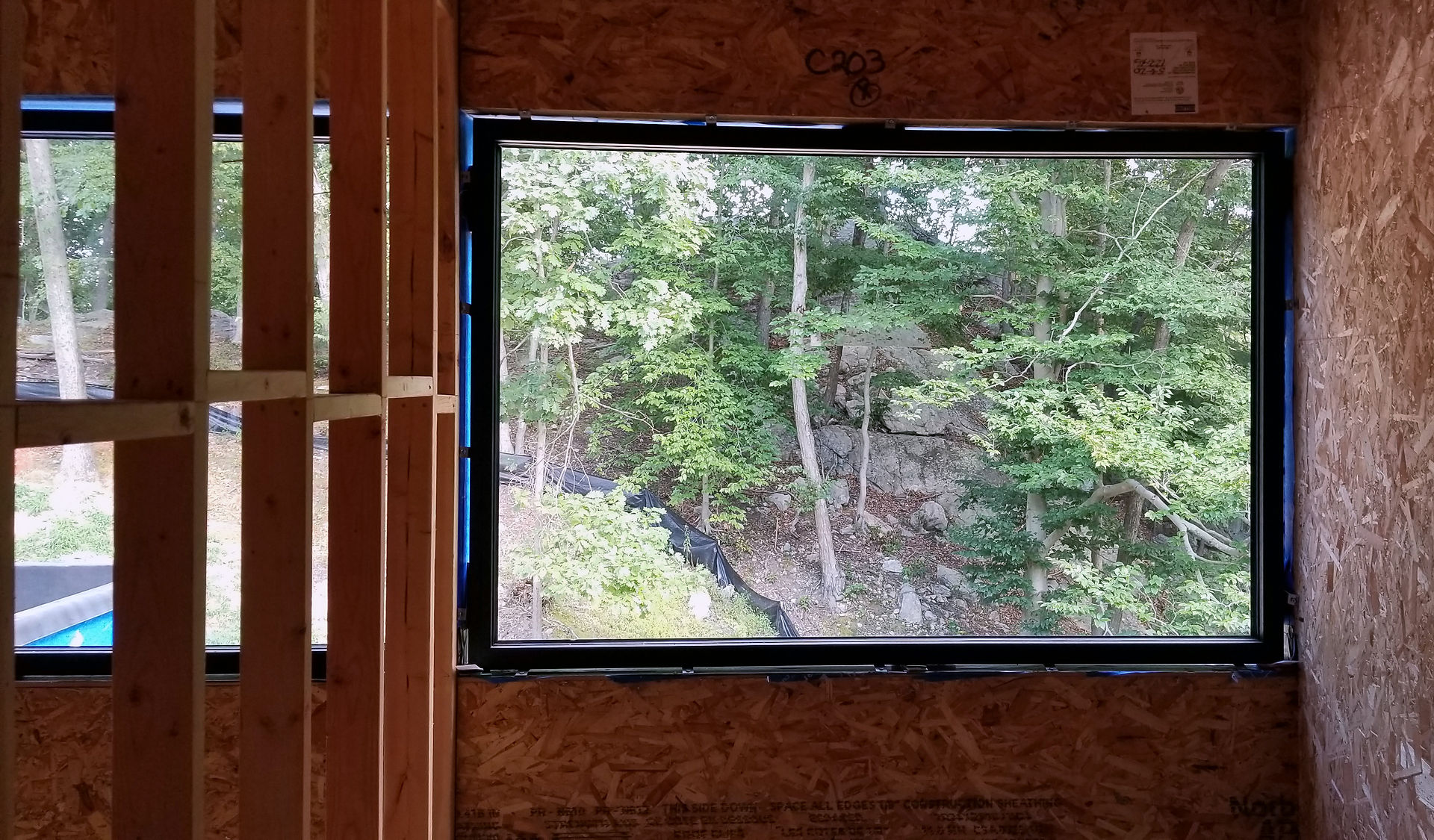 window in master bathroom