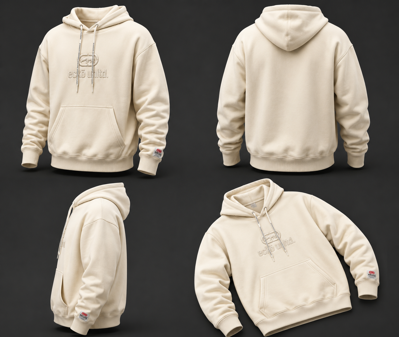 Blusa Moletom Ecko capuz 