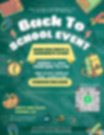 Back To School Book Bag Drive Community Event