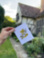 Printmaking activities at Stoneacre